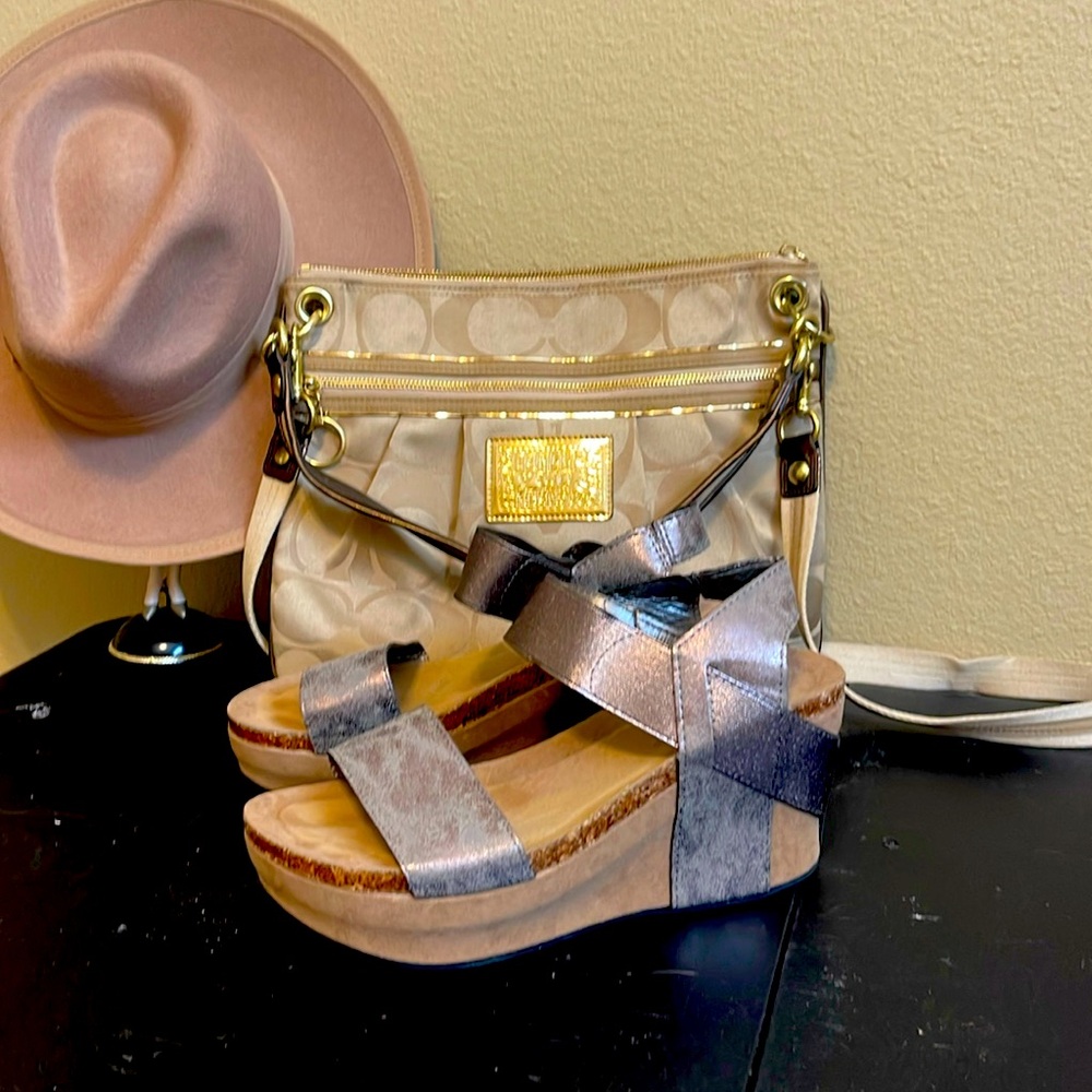 Pierre Dumas wedges size 10